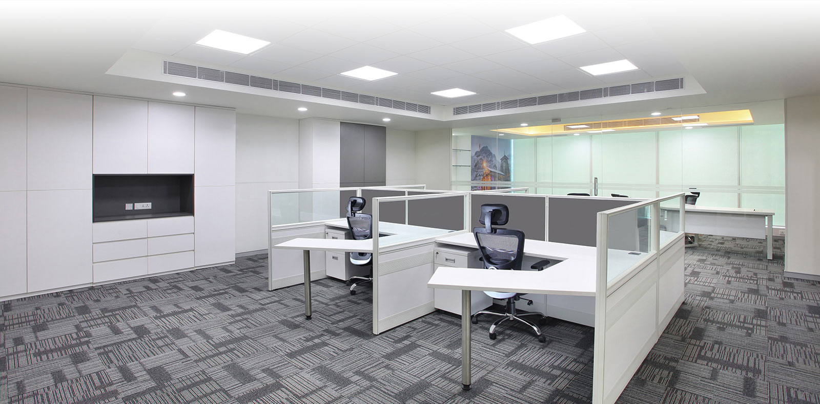 Asia Pragati Capfin (APC) Office Interior Designed by Synergy Corporate
